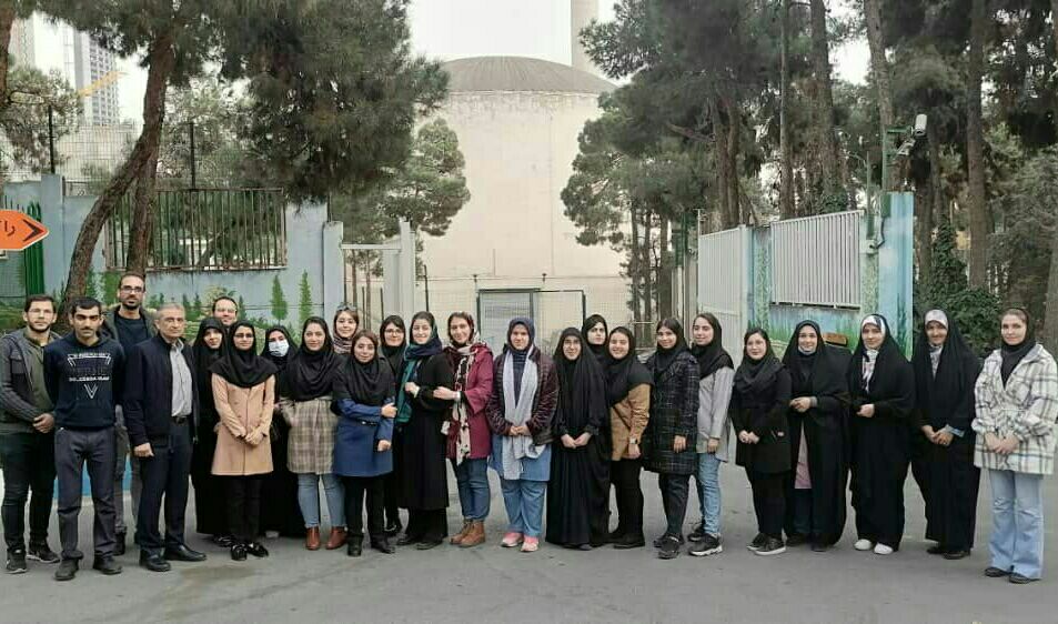 بازدید دانشجویان دانشگاه تربیت مدرس از سازمان انرژی اتمی ایران